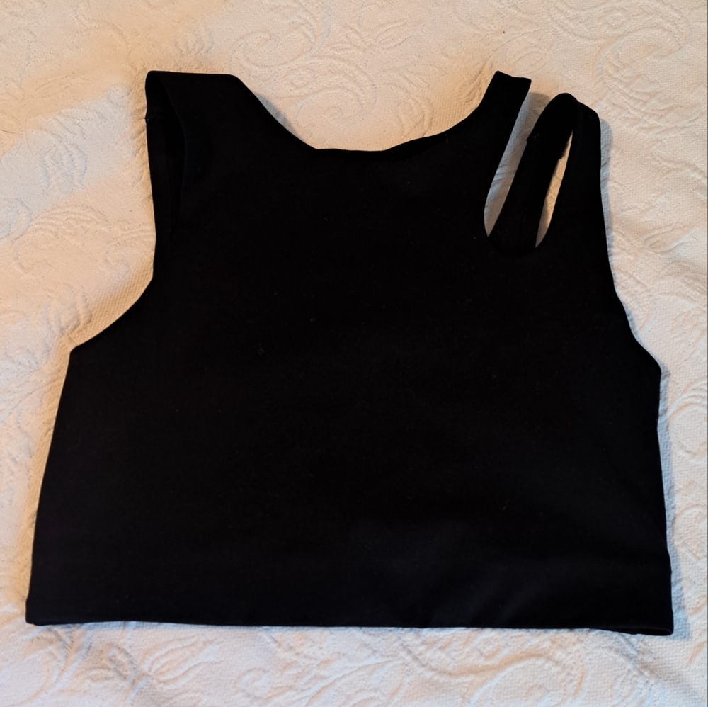 Black Sleeveless Women's Top